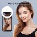 Rechargeable Portable Clip-on Selfie Ring Light With 36 LED for iPhone/Android Phone Photography Camera Video | 3 Adjustable Light Modes.