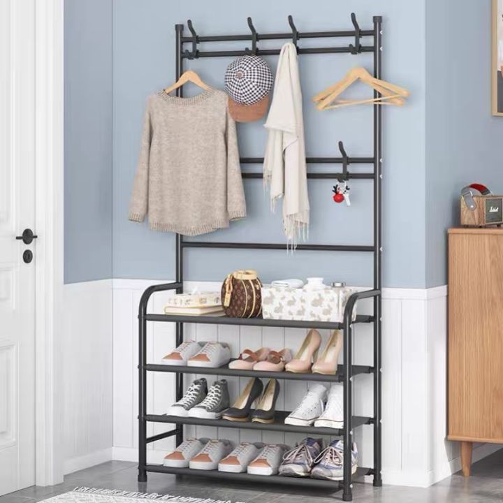 Multifunctional%20Shoe%20Rack%20Organizer%20Simple%20Floor%20Coat%20Rack%20Shoe%20Hat%20Rack%20-%20Image%202
