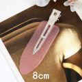 European and American foreign trade new hairpins simple seamless bangs side clips Internet celebrity hairpins small leaf duckbill clip hair accessories.