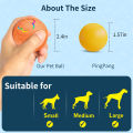 Smart Rechargeable LED Pet Ball – Automatic Bouncing Rolling Interactive Toy with RGB Lights. 