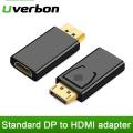 1080P DP Male to HDMI-Compatible Female Adapter Displayport to HD Video Audio Converter Adapter For PC TV Projector.