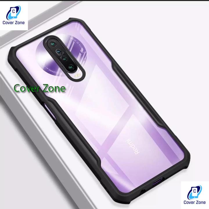 For Xiaomi Redmi K30 Poco X2 Shockproof TPU Bumper Clear Acrylic