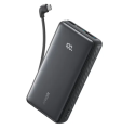Anker Zolo 20000mAh 22.5W Power Bank with Built-in Type-C Cable.