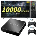 4K Gamebox Video Game Console 10000 Games Emuelec 9 Emulator Retro Game Machine Android Smart TV Box Dual Wireless Controller. 