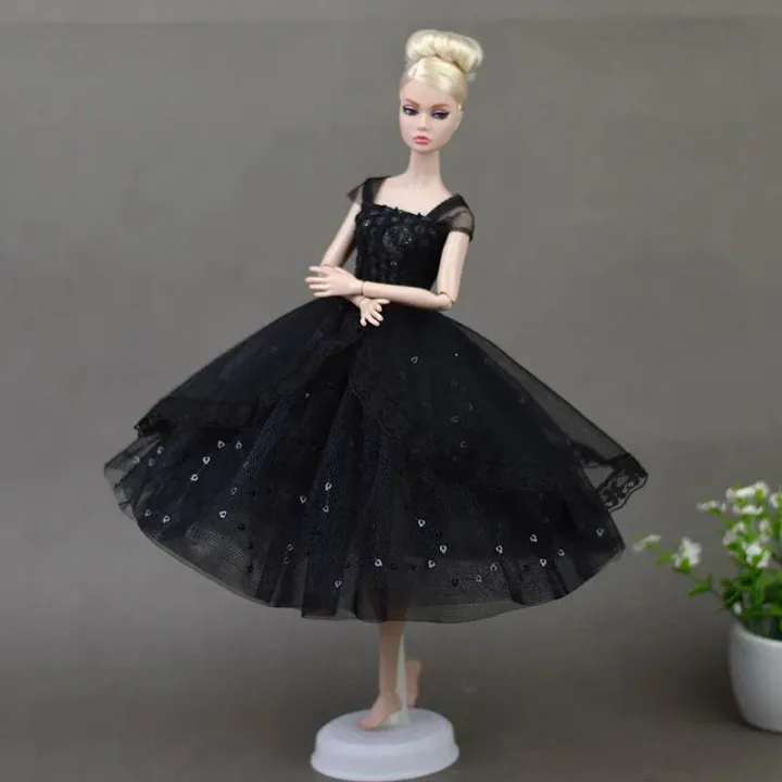 %E3%80%90The%20road%20to%20happiness%20Store%E3%80%91Dresses%20Elegant%20Black%20Little%20Dress%20Evening%20Clothes%20for%20Barbie%20Dolls%20For%201/6%20BJD%20Doll%20Gift%20Doll%20Accessories%20-%20Image%203