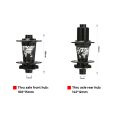 TANKE Bicycle 4 Bearing Hub 120 Ring Quick Release Barrel Shaft Colorful Aluminum Alloy Mountain Bike Hub Accessories. 