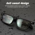 TAIHOM Smart Glasses Wireless Bluetooth 5.0 Hands-Free Calling Music Audio Sport Headset Eyewear Intelligent Eyeglasses bluetooth glasses polarized smart sunglasses can be customized photochromic anti-blue light prescription lenses. 