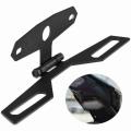 Motorbike ATV Adjustable Folding License Plate Bracket Tail Fender Eliminator License Number Plate Bracket Mount Tidy Tail. 