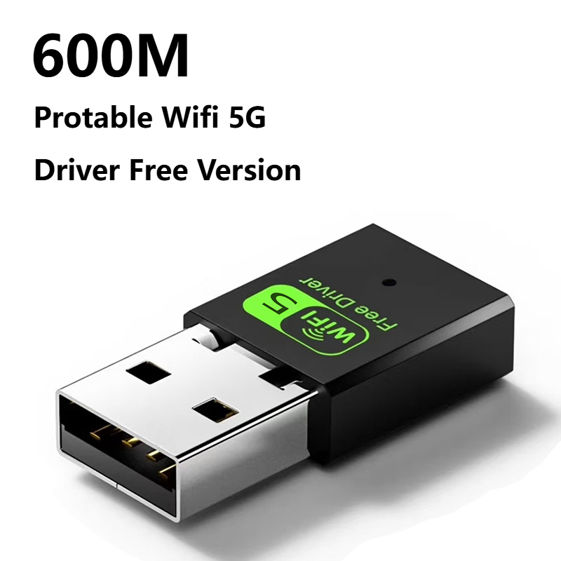 USB WiFi Bluetooth Adapter, 600Mbps Dual-band 2.4/5Ghz Wireless Network External Receiver