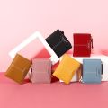 Women Wallet Soft PU Leather Female Purse Mini Hasp Card Holder Coin Short Wallets Slim Small Purse Zipper Keychain.