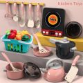 28/61/71/86pcs Real Cooking Toy Pretend Play Play Kitchen Accessories Set Cooking Game Set Pretend Food Pretend Play Cooking Toys Mini Plastic Simulation Cooking Toys Toddlers-Kids. 