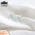 Colorful Resin Mermaid Rainbow Imitation Pearl Women Stud Earrings Gift. 