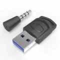 DISOUR Wireless Headphone Adapter Receiver for PC PS5 PS4 Game Console PC Headset Bluetooth-compatible 5.0 Audio Transmitter. 