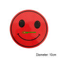 Smiley Face Reflective Sticker Smile Emoji Car Bumper Door Safety Reflective Stickers. 