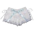 Multilayer Lace Shorts Women Ribbons Flower Ruffles Elastic Waist Cute Cake Shorts Lolita Shorts for Sweet Girls Kawaii Clothes. 