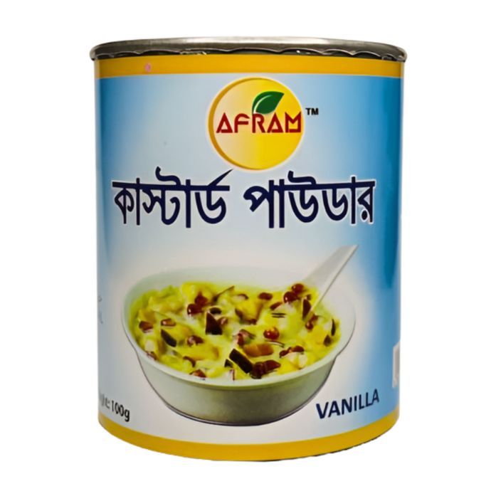 Afram Custard Powder (Can) -100g Custard Powder