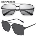 Square Photochromic Sunglasses Men Women Polarized Chameleon Glasses Sun Glasses Blue Yellow Day Night Vision Driving Eyewear. 