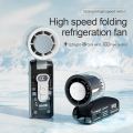 Premium Quality Mini Turbo Fan | High Speed Portable Cooling Fan for Summer | Rechargeable Handheld Fan | Compact Lightweight Design | Strong Airflow Personal Fan for Travel Outdoor Home Office Use. 
