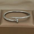 Classic Stainless Steel Unique Charm Bracelet for Women Roman Crystal Bracelets Rust-proof Wrist Jewelry Gift Party. 