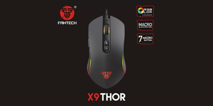 Fantech X9 Thor Macro Rgb Gaming Mouse