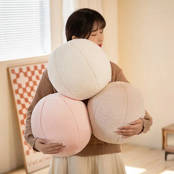 Nordic%20Style%20Solid%20Color%20Spherical%20Pillow%20Ins%20Wind%20Pink%20White%20Round%20Ball%20Plush%20Nap%20Lovely%20Cushion%20Simitation%20Rabbit%20Hair%20Sofa%20-%20Image%202