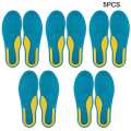 Comfortable Massage Insoles Padding Insole Sneaker Insertion Pad For Men Blue.