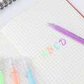 Large Capacity Highlight Water Pen 0.5mm Syringe Watercolor Pen Fine Art Highlight Pen Painting Template Pen 12 Colors/set. 