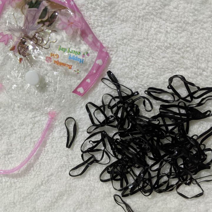 200%20Pcs%20Black%20Elastic%20rubber%20band%20For%20women%20with%202pcs%20bag%20-%20Image%203