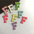 55mm Bag Sticker Letters Patches For DIY Bag Glitter Letter Patches Sticker Embroidery Applique Sticker on Bag Letter.