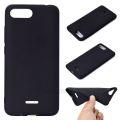Black Silicon Case For Xiaomi Redmi 6A - Phone Back Cover (Back Case Cover For Smartphone).