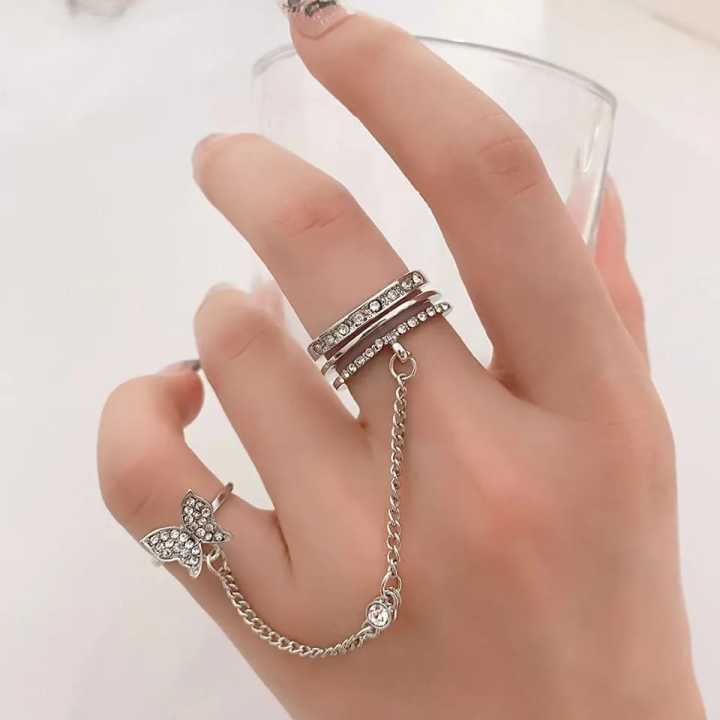 Butterfly%20%20Double%20Finger%20Chain%20Rings%20For%20Women%20-%20Ring%20SIlver%20Color%20-%20Image%202