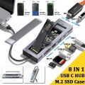 Extreme Edition Multi-Functional Compressive Solutions 8-in-1 Laptop Extender 10G USB HUB SD TF Card NVME SATA M.2 PCIE NVME SSD Phone Linux. 