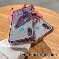 New Phone case Huawei P30 / P30 Lite / P30 Pro Shiny Plating Quicksand Drilling Butterfly Holder Phone Case Clear Silicone. 
