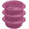 Freshia Container-Bake In-Round - 3 Pcs Set- .5L-5411. 