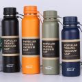 650ML 850ML 1100ML Thermos Double Stainless Steel Sport Vacuum Flask Outdoor Climbing Fitness Thermal Bottle Tea Insulation Cup.