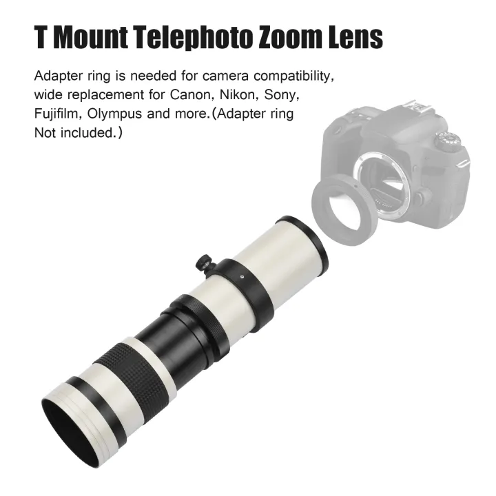 Andoer%20Camera%20Lens%20for%20Canon%20Nikon%20Sony%20Fujifilm%20Olympus%20MF%20Super%20Telephoto%20Zoom%20Lens%20F/8.3-16%20420-800mm%20T%20Mount%201/4%20Thread%20-%20Image%204