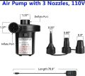 Electric Air Pumper for Inflatable Furniture - Black.