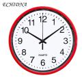 Noiseless Wall Clock Large Number Silent Wall Clock for Home Office Decoration 8 Inch Round Hang Clock. 