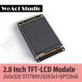 2.8-inch TFT display screen color screen ST7789/ILI9341 SPI LCD 240x320 LCD module. 