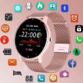 LIGE Smart watch Ladies Full touch Screen Sports Fitness watch IP67 waterproof Bluetooth For Android iOS Smart watch Female.