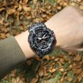 LED Quartz Watch, Outdoor Sports Label Men's Sports Watch, Men's Big Watch, Alarm Stopwatch Luminous Calendar. 