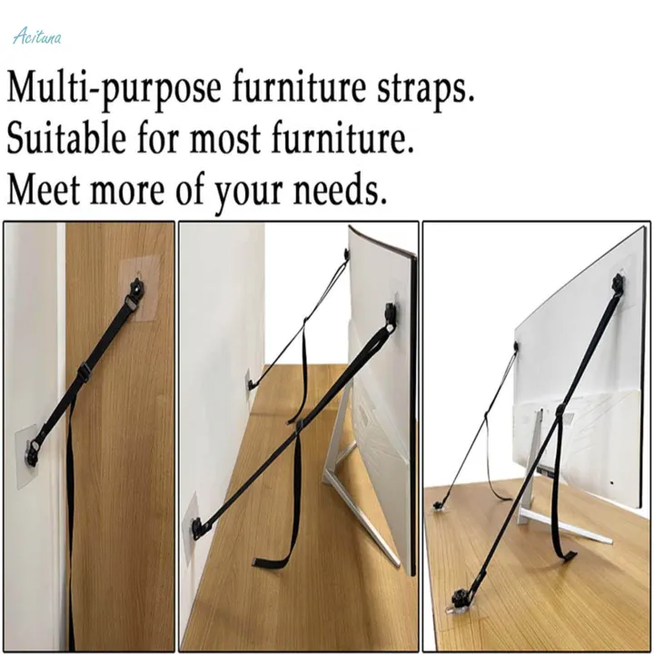 2%20Pieces%20TV%20Safety%20Straps%20Strap%20for%20Shelves%20Bookshelf%20Cabinets%20-%20Image%206
