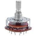 3X Electronic Machine 4P3T 4Pole 3 Position 2 Deck 16 Pin Rotary Switch. 