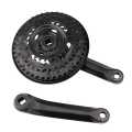 SHIMANO Crankset 6/7/8-Speed Black FC-TY301 48/38/28T 170 mm. 