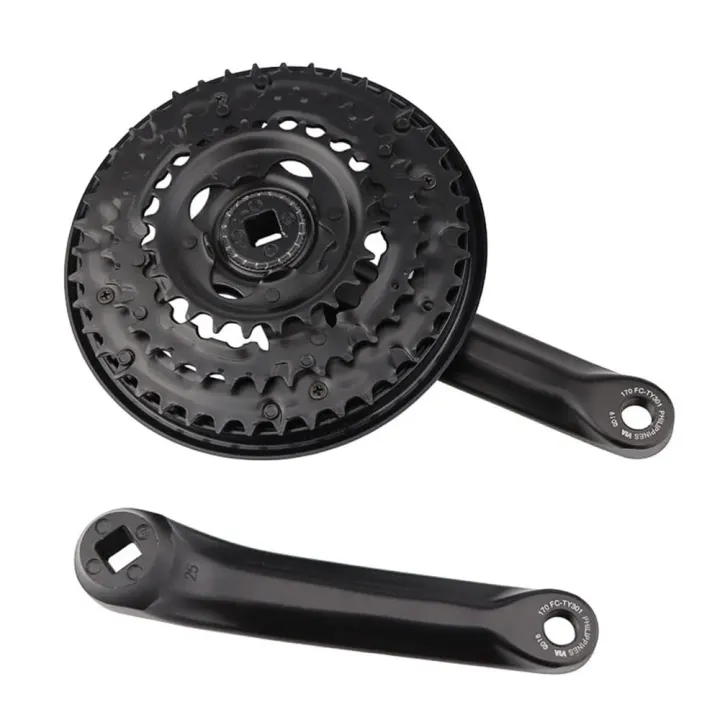 SHIMANO%20Crankset%206/7/8-Speed%20Black%20FC-TY301%2048/38/28T%20170%20mm%20-%20Image%208