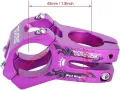 WAKE Bicycle Stem Mountain Handlebar CNC Alloy Lightweight Bicycle Parts 31.8 *28.6*45mm Bicycle Short Handlebar Bike Stem. 