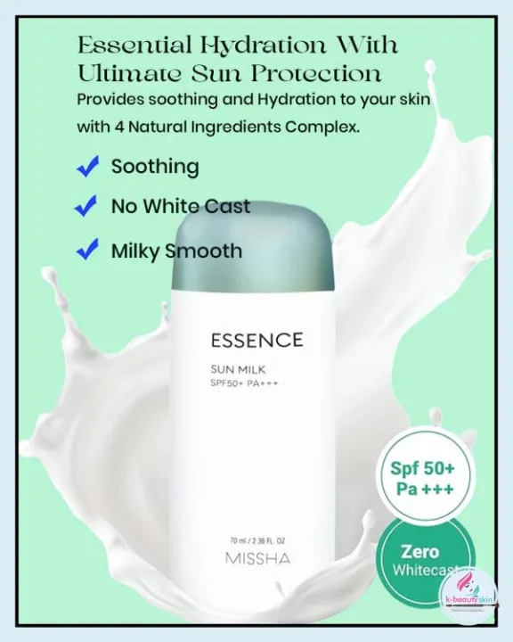 Missha%20Essence%20Sun%20Milk%20SPF50+/PA+++%20(70ml)%20%7C%20Korea%20-%20Image%203