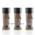Glass clear 500ml with air tight black lid for kitchen 3 pcs.