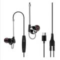Qkz Dm10 Type-C Zinc Alloy Hifi Earphone In Ear Earphone - Headphone - Ear Phone - Earphone. 