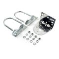 Antenna Mast Clamp with U-Bolts for Ham UHF VHF CB Cellular Trucker Antenna,Antenna Mount Bracket for N Female Type. 